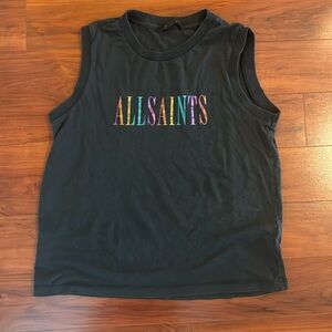 AllSaints Pride Tank Top in Black